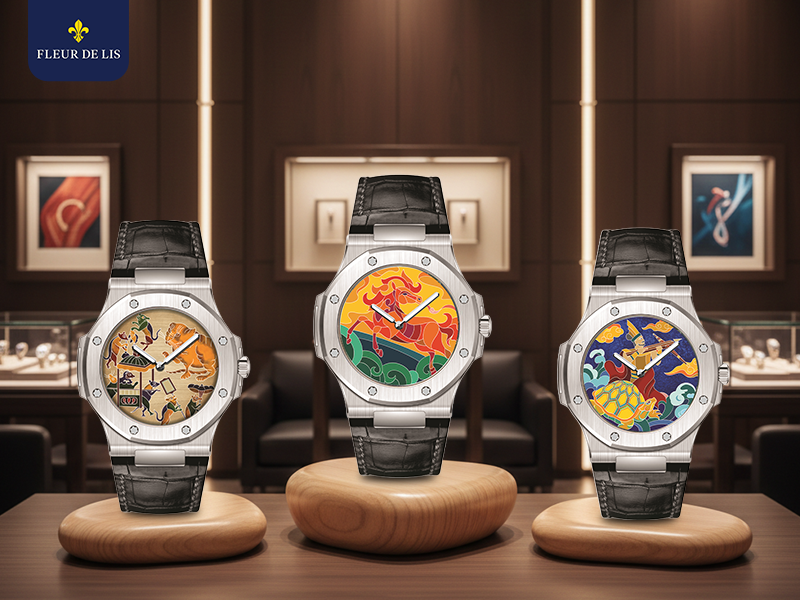 Đồng hồ Pháp Lam Fleur De Lis